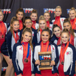 Division 1 6A small squad Second Place The Warriors Dance Team from Liberty Christian in Argyle